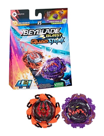 BeyBlade Quad Strike Dual Pack, Assorted product photo