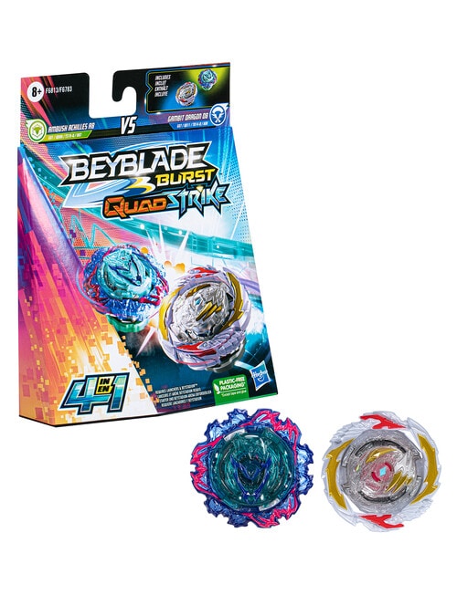 BeyBlade Quad Strike Dual Pack, Assorted product photo View 04 L