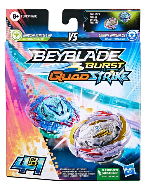 BeyBlade Quad Strike Dual Pack, Assorted product photo View 05 L