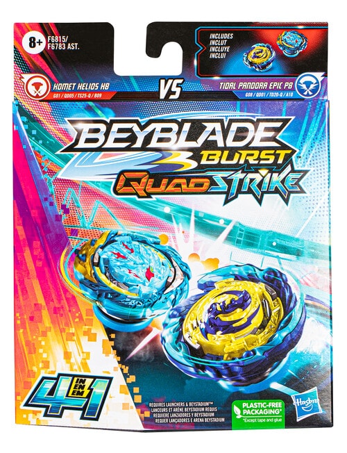 BeyBlade Quad Strike Dual Pack, Assorted product photo View 07 L