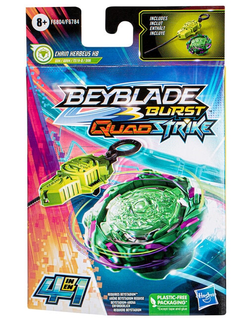 BeyBlade Quad Strike Starter Pack, Assorted product photo View 10 L