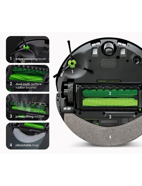 iRobot Roomba Combo j7+ Robotic Vacuum + Mop, c755800 product photo View 04 L