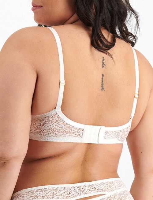 Berlei Because Lace Lightweight Bra, White, B-F product photo View 04 L