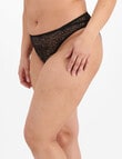 Berlei Because Lace Hi Bikini Brief, Black, 8-24 product photo View 02 S