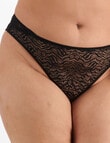 Berlei Because Lace Hi Bikini Brief, Black, 8-24 product photo View 05 S