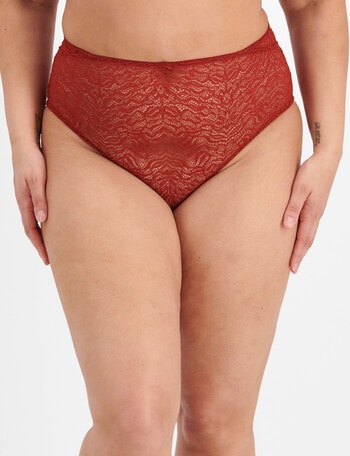 Berlei Because Lace Full Brief, Poison Apple, 8-24 product photo