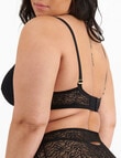 Berlei Because Lace Lightly Lined Bra, Black, B-E product photo View 03 S