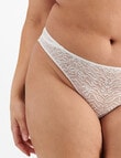 Berlei Because Lace Hi Bikini Brief, White, 8-24 product photo View 05 S