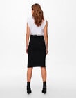 ONLY Emma Slit Skirt, Black product photo View 02 S
