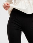 ONLY Paige Life Front Slit Pant, Black product photo View 03 S