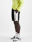Champion French Terry Panel Short, Black & White product photo View 02 S