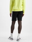 Champion French Terry Panel Short, Black & White product photo View 03 S