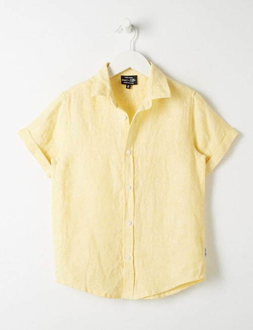 Mac & Ellie Short Sleeve Shirt, Butter product photo
