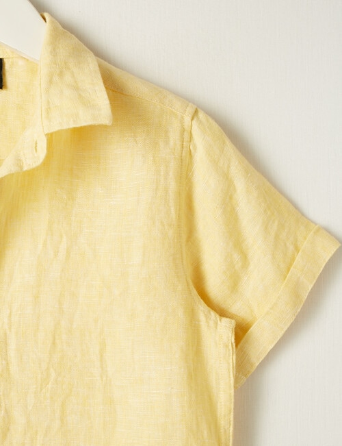 Mac & Ellie Short Sleeve Shirt, Butter product photo View 04 L