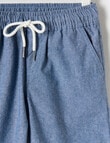 Mac & Ellie Drawcord Short, Chambray product photo View 03 S