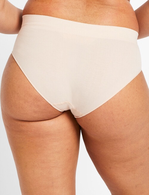 Bonds Seamfree Base Midi Brief, Blush product photo View 02 L