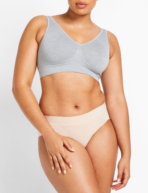Bonds Seamfree Base Midi Brief, Blush product photo View 03 L