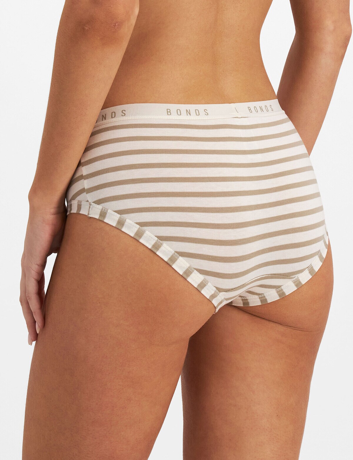 Bonds Cottontails Midi Brief, 3-Pack, Red, Pink, & Striped