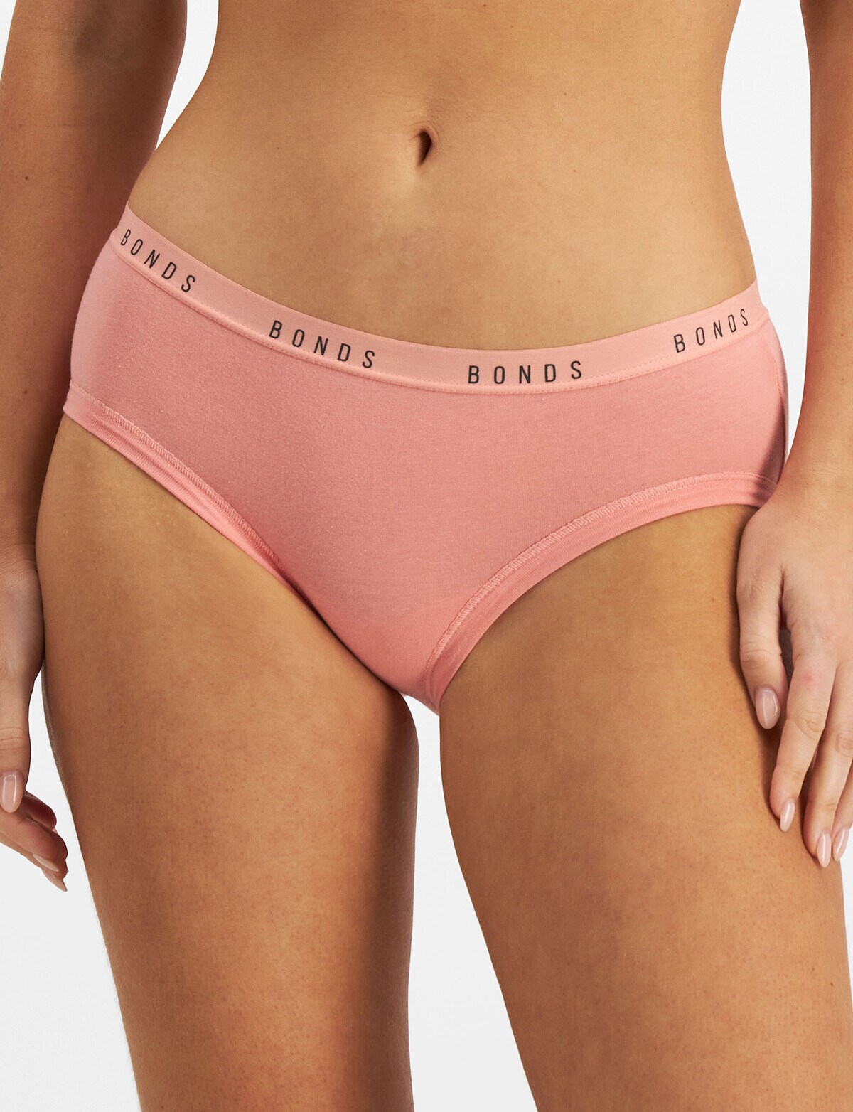 Bonds Cottontails Midi Brief, 3-Pack, Red, Pink, & Striped