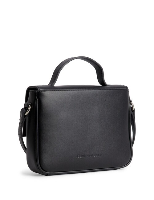 Calvin Klein Sculpted Boxy Flap Crossbody Bag, Fashion Black product photo View 02 L
