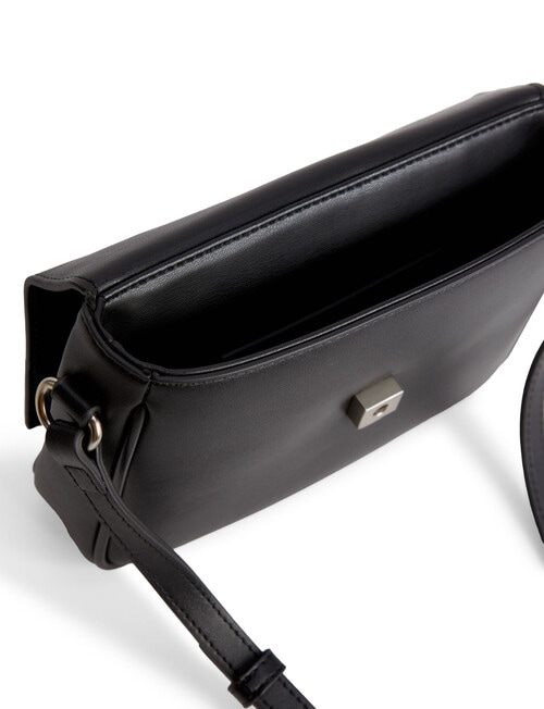 Calvin Klein Sculpted Boxy Flap Crossbody Bag, Fashion Black product photo View 03 L