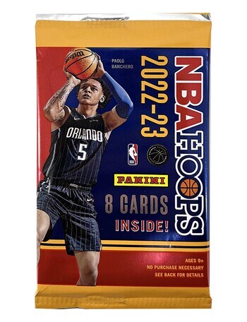 Cards Hoops Basketball 2022-23, 8-Card Pack, Assorted product photo