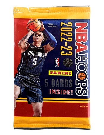 Cards Hoops Basketball 2022-23, 5-Card Pack, Assorted product photo