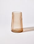 M&Co Napa Glass Vase, Sand product photo