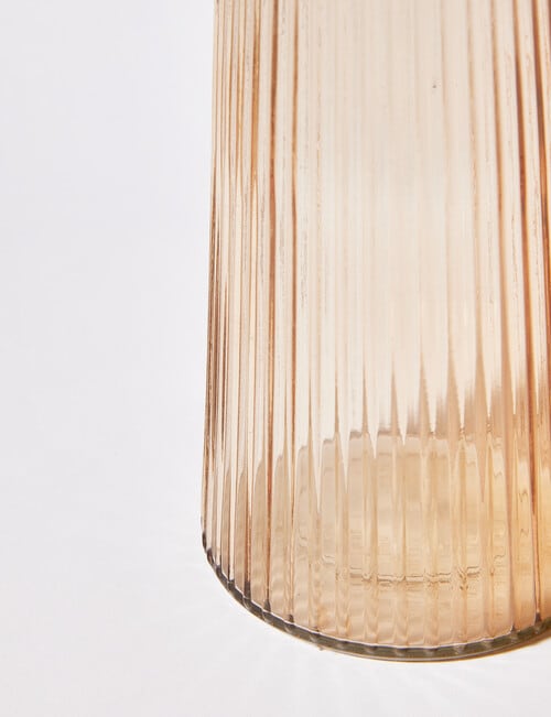 M&Co Napa Glass Vase, Sand product photo View 02 L