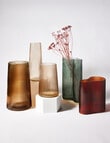 M&Co Napa Glass Vase, Sand product photo View 04 S