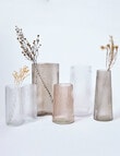 M&Co Napa Glass Vase, Sand, 20cm product photo View 04 S