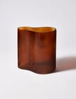 M&Co Napa Glass Vase, Cumin product photo View 02 S