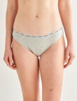 Bonds Bloody Comfy Period Undies Bikini Brief Moderate, 5-Pack, Original Grey Marle, 6-24 product photo View 02 S