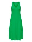 ONLY Emma Sleeveless V-Neck Dress, Vibrant Green product photo