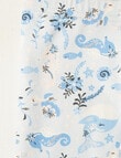 Teeny Weeny Whale Summer Time Bike Short, Blue & White product photo View 04 S