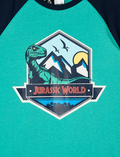Licensed Jurassic World Mountain PJ Set, Jewel product photo View 02 L