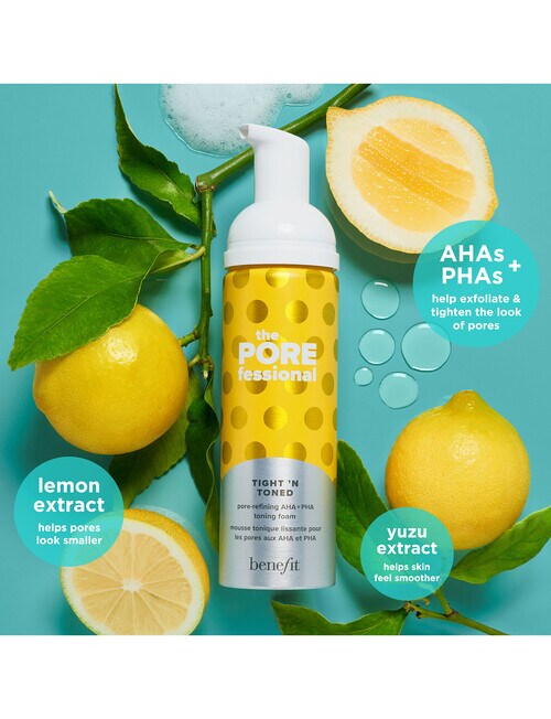 benefit The POREfessional Tight 'N Toned PoreRefining AHA + PHA Toning