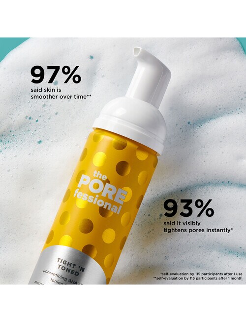 benefit The POREfessional Tight 'N Toned Pore-Refining AHA + PHA Toning Foam product photo View 04 L