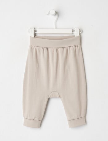 Teeny Weeny Essentials Stretch Cotton Pant, Mushroom product photo