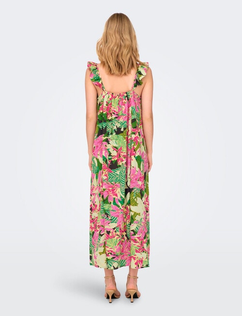 ONLY Zora Life Strap Allie Midi Dress, Forest Night product photo View 02 L