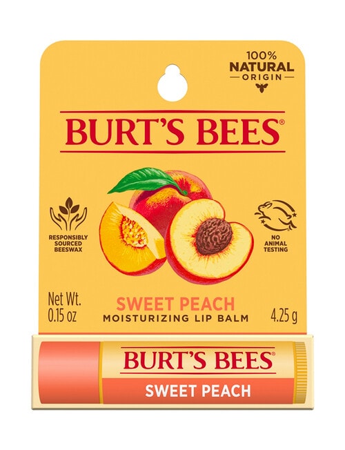 Burts Bees Lip Balm Sweet Peach, 4.25g product photo
