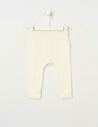 Teeny Weeny Rib Pants, White product photo