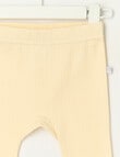 Teeny Weeny Rib Pants, Cream product photo View 02 S