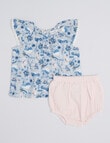 Teeny Weeny Summertime Woven Top & Bloomer Set, 2-Piece product photo View 04 S