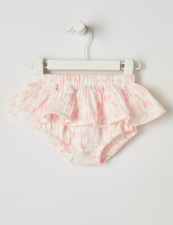 Teeny Weeny Summertime Cheese Cloth Bloomer, Pink product photo