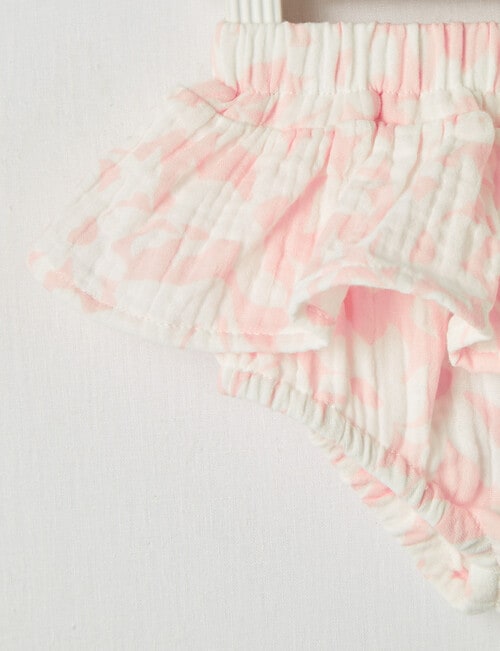 Teeny Weeny Summertime Cheese Cloth Bloomer, Pink product photo View 04 L