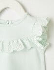 Teeny Weeny Summertime Anglaise Frill Tee, Opal product photo View 04 S