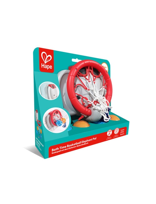 Hape Bath Time Basketball Elephant Pal product photo