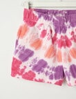 Switch Tie Dye Fleece Short, Candy Mix product photo View 02 S
