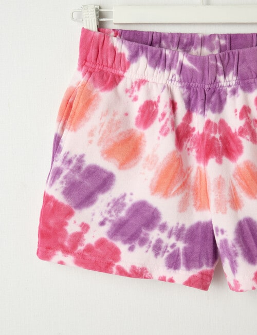 Switch Tie Dye Fleece Short, Candy Mix product photo View 02 L